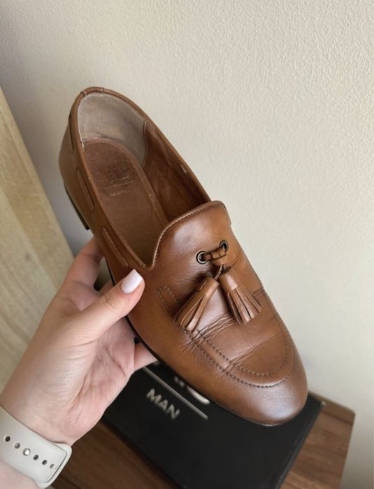 Mocasini piele Denis, barbati, marimea 41