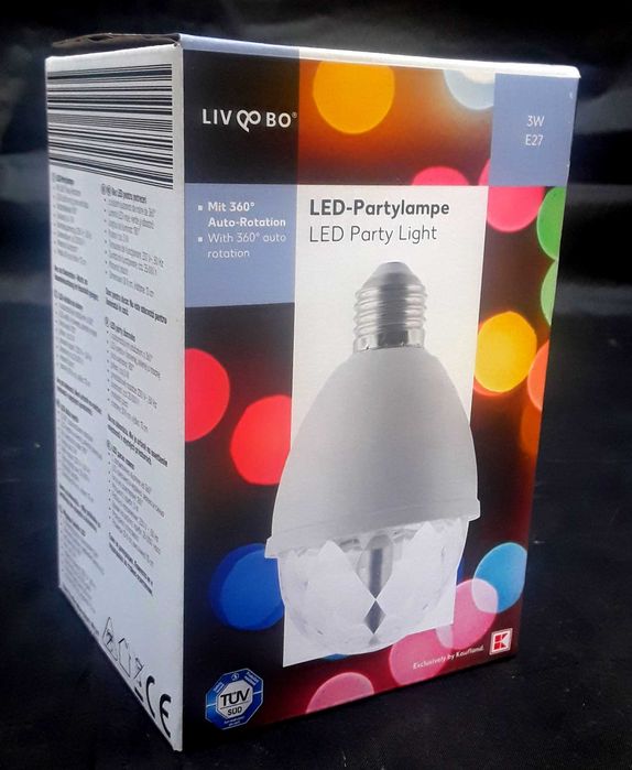 Bec cu LED-URI pentru petreceri cu sistem automat de rotire NOU-25 Lei