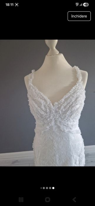 Rochita albă mireasa-cununie