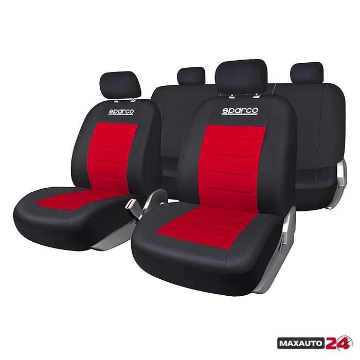 Тапицерия Sparco - SPS425RD ЗА Автомобил Кола Универсани Черно със Синьо/Сиво/Червено Нови