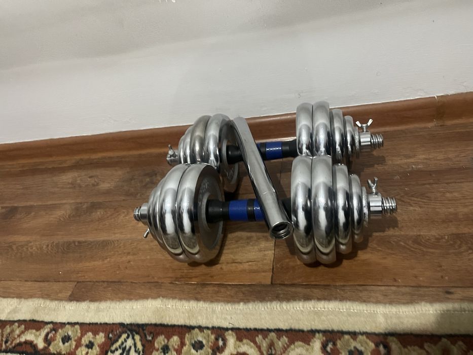 Гантель многофункцианольная обший вес-30кг