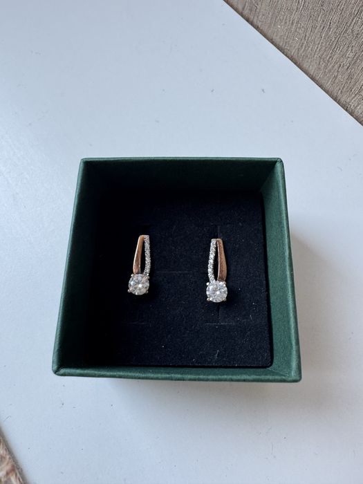 Продам золотые сережки