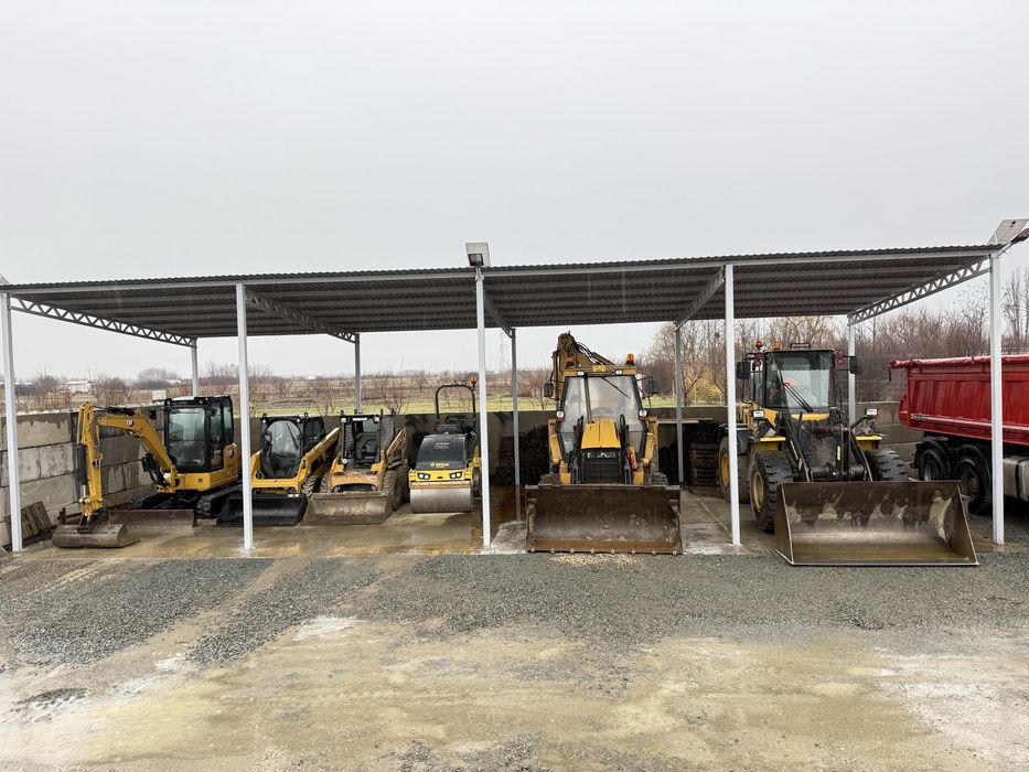 Închiriez utilaje : Bobcat,Miniexcavator, Buldoexcavator , Compactor!