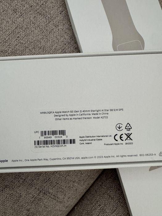 Apple watch SE2 de 40mm starlight impecabil, full box