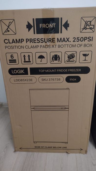 Frigider mic 2 uși  inox