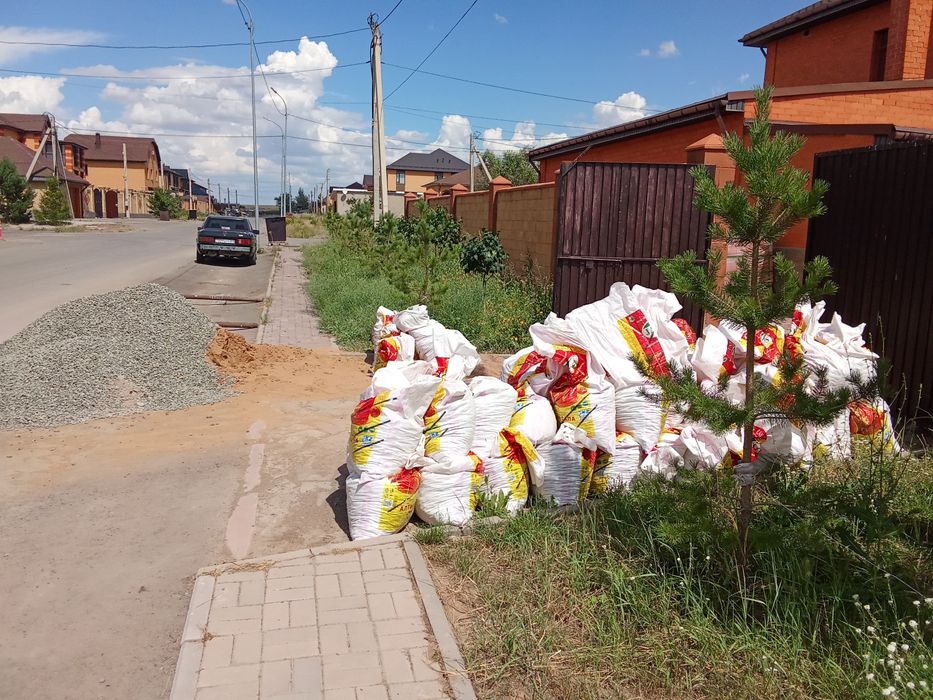 Щебень балласт песок