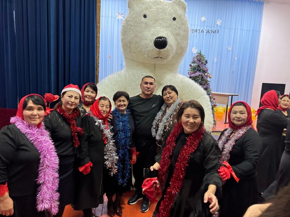 Мишка надувной акумлятормен