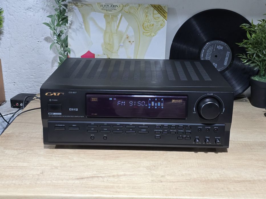 Amplituner CAT cs-907, receiver 2.0 hifi 5.1 surround cinema