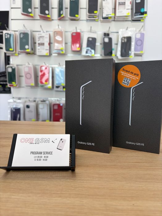 Samsung Galaxy S25 FE 128GB  – Nou, Sigilat, Factură & Garanție!