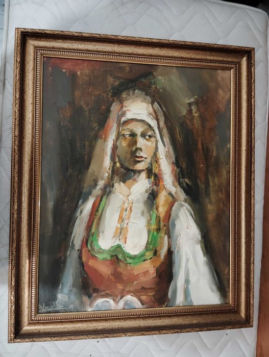 Картина с луксозна рамка в добро състояние