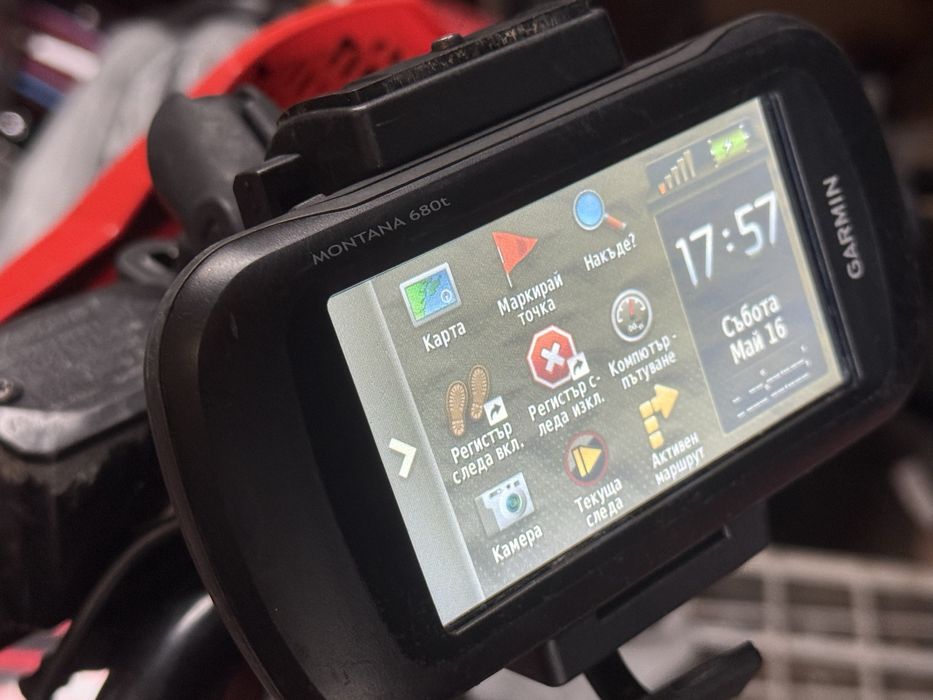 Гармин Моната 680Т Garmin Montana 680T + ЗАРЯДНА СТОЙКА