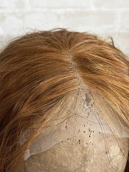 Рижава перука / червеникава перука от естествен косъм / човешки косъм