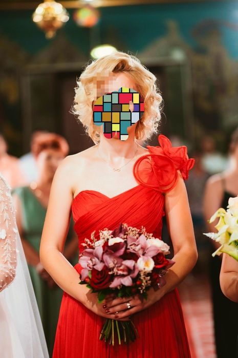 Rochie de ocazie ANA RADU de nașă, de lux