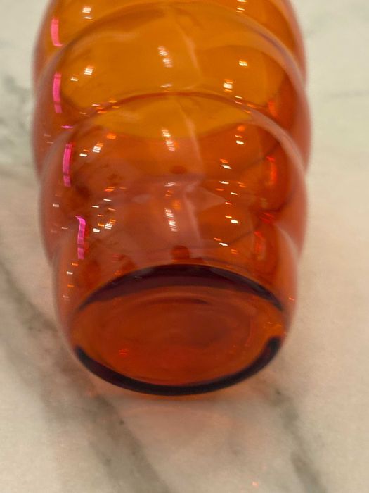 Set pahare Ikea SKOJA amber portocaliu rare design