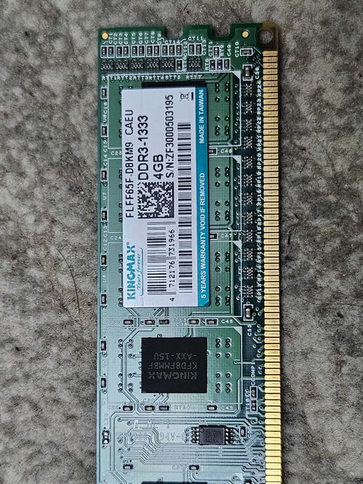 DDR3 4Gb Kingmax ddr 1333 + sursa Segotep