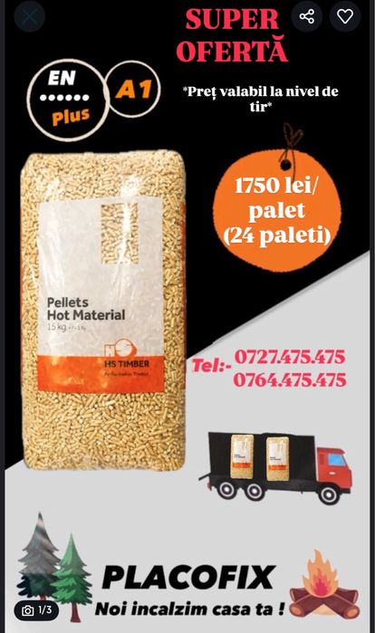 Peleti premium clasa A1