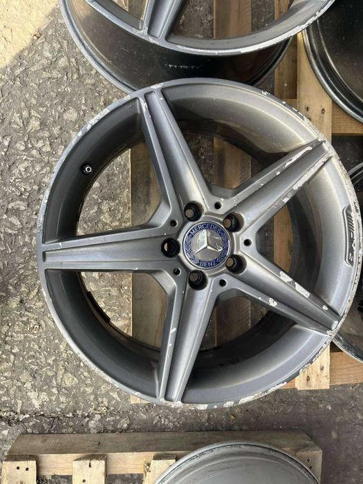 ТОП! AMG джанти 18 Mercedes W204 W205 и други запазени нямат криво ном 143