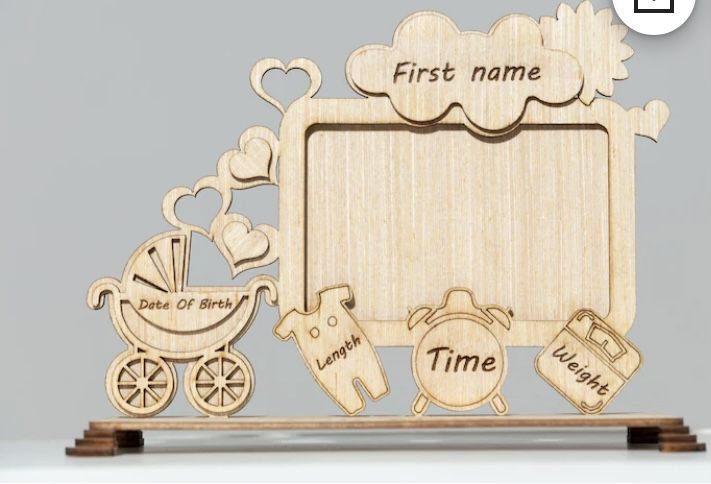 Бебешка визитка със снимка
