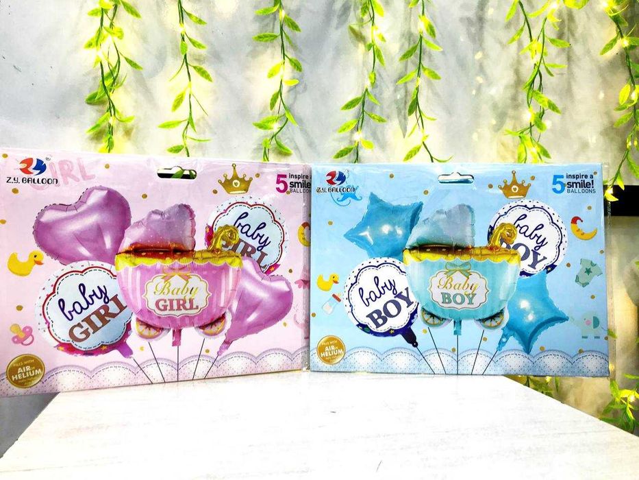 Шар Оформления Gender Party Насос в ПОДАРОК