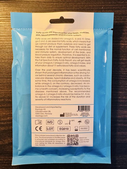 Test Omega-3 Eqology