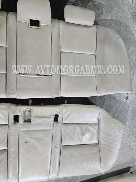 БМВ Е60 5 серия Бежов кожен салон БМВ BMW E60