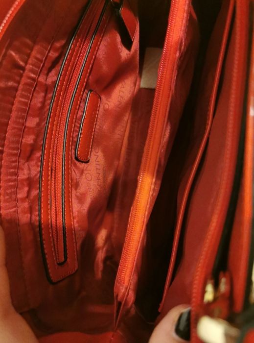 Geanta Valentino piele roșie