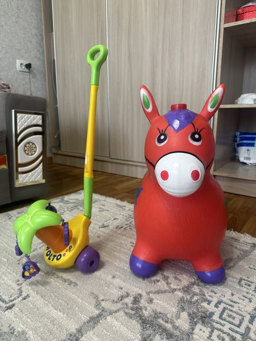 Прыгун ослик музыкальный