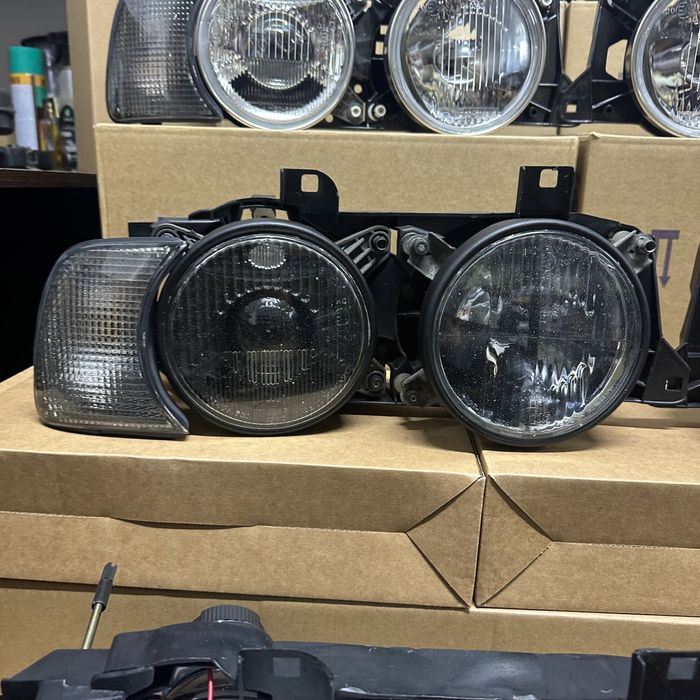 Передние фары на bmw e34