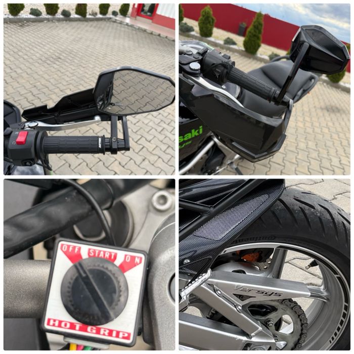 KAWASAKI VERSYS 650 ABS FATA+SPATE IMPECABIL=fara zgarieturi,km reali, multe dotari,recent adus din Germania,revizie generala 2025 pentru pretentiosi