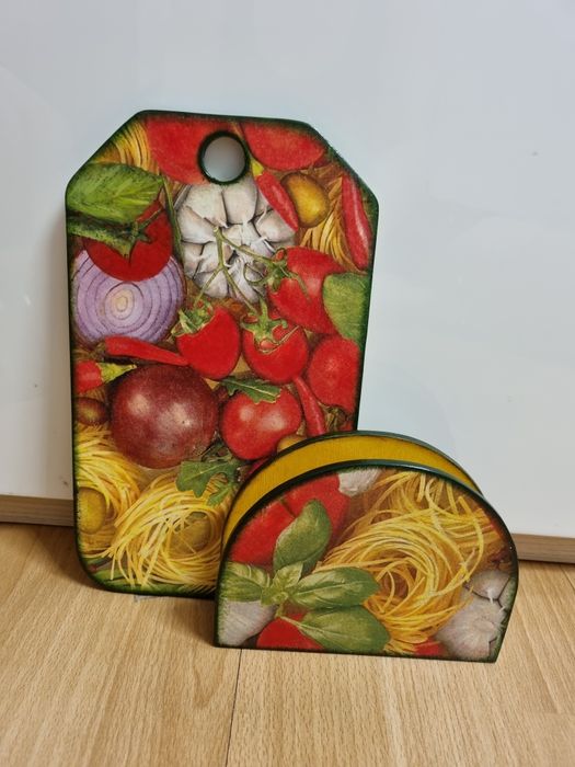 Досточка + салфетница