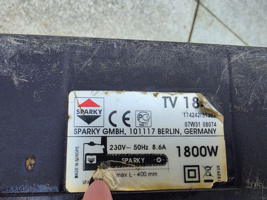 Електрически верижен трион Sparky TV1840
