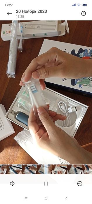 Электронная зубная щетка