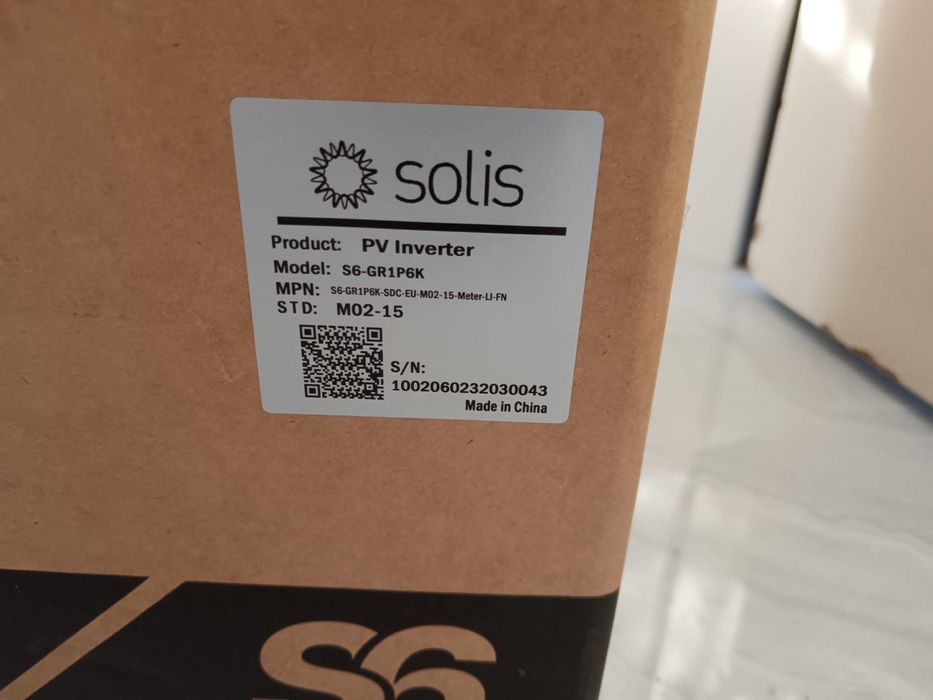 Vând invertor solis 6kw monofazat nou