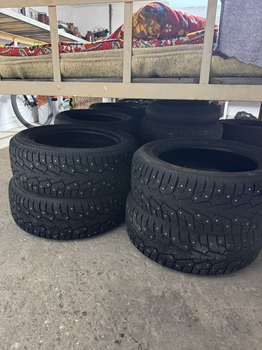 Продам зимние шины yokohama обмен на телефон