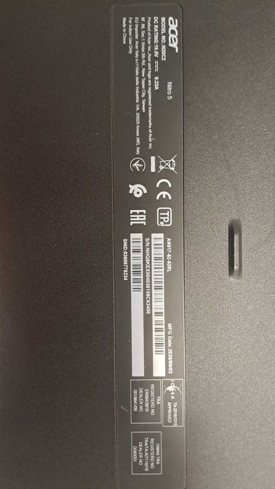 vand laptop Acer Nitro5