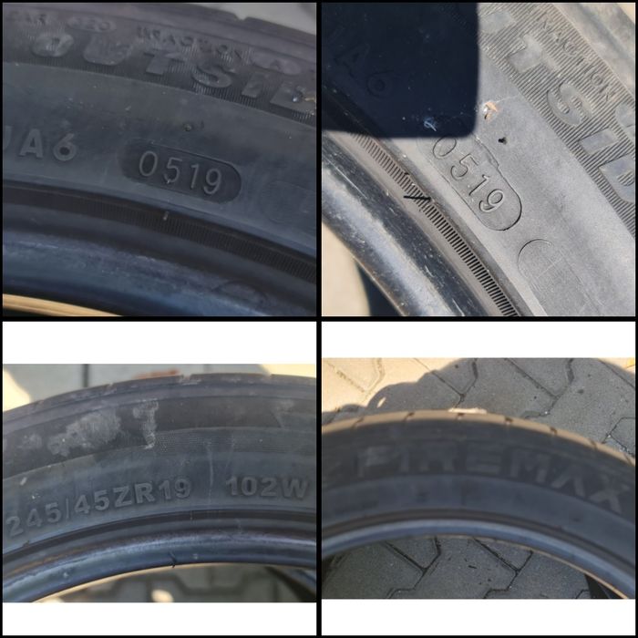 Anvelope / cauciucuri 245/45/19 (4 bucati - vara)