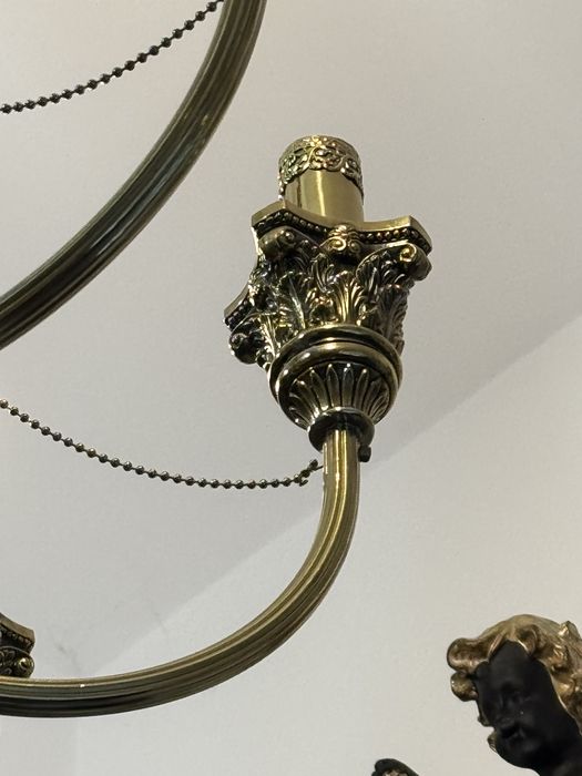 Candelabru( lustra) bronz masiv