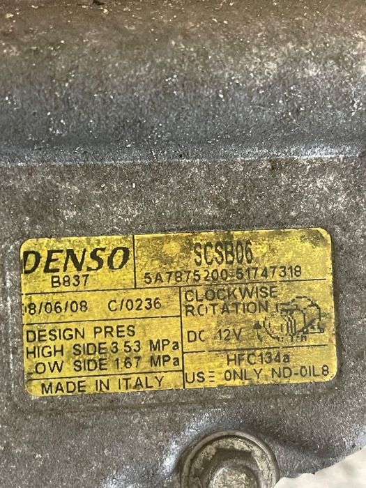 Compresor Ac Fiat Grande Punto 199_ 2005 - > 51747318