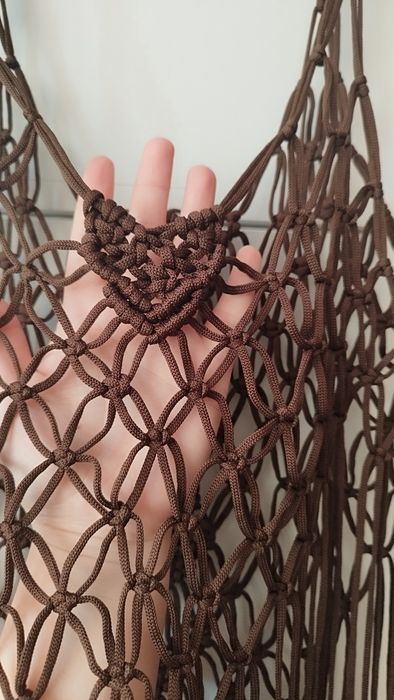 Топ макраме туника