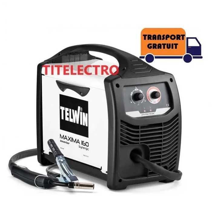 Aparat de sudura cu sarma TELWIN MIG-MAG MAXIMA 160 argon CO2 fara gaz