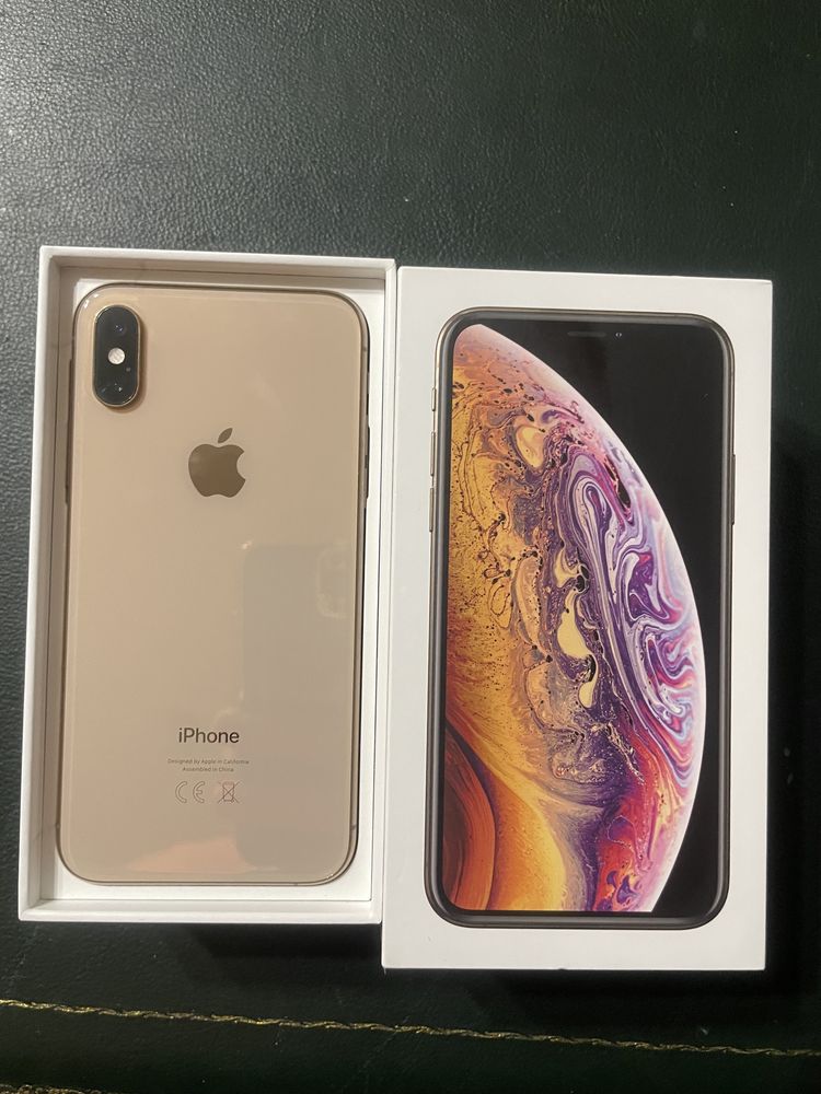 Продам iPhone Xs (10 с) Gold 256 GB золотой: 80 000 тг