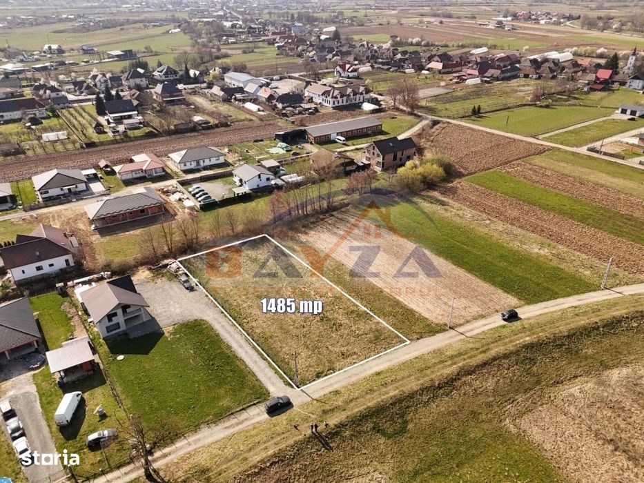 Teren intravilan Catalina, str.Nufărului, 1485 mp, deschidere 26 m