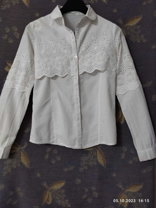Белая рубашка, размер 44, ( S )