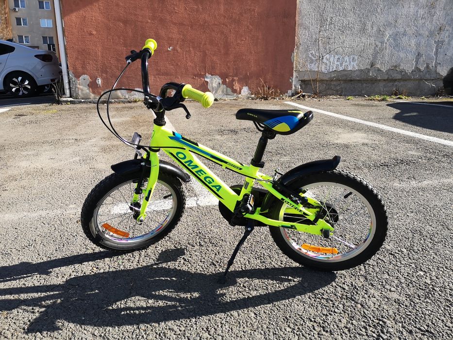 Bicicleta copii Omega Master 16", cu roti ajutatoare