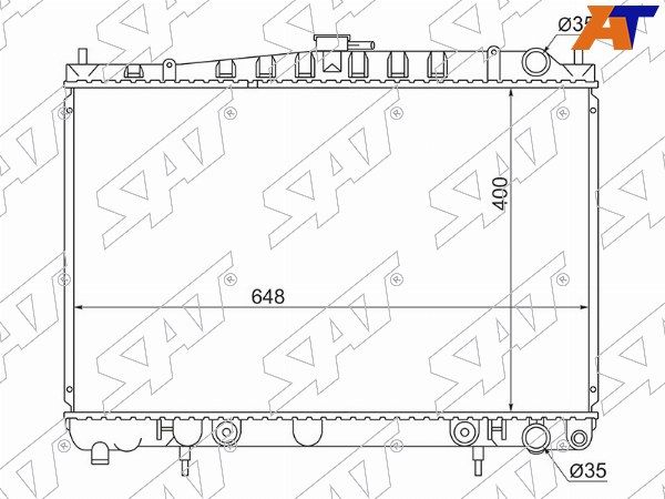Радиатор Nissan Laurel