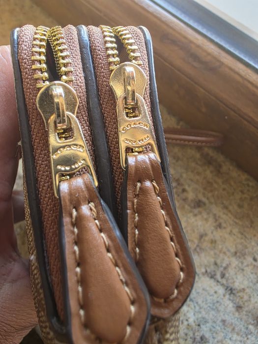 Портфейл COACH Double Zip