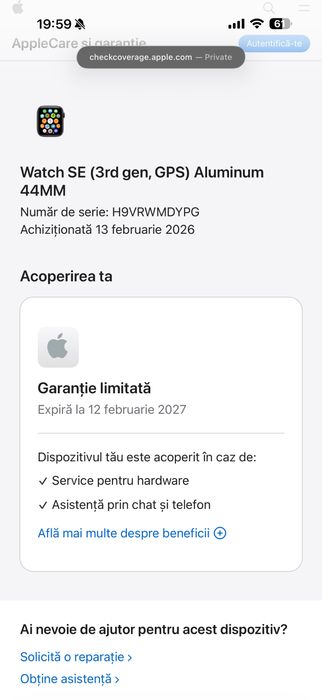 Apple watch SE3 44 nou