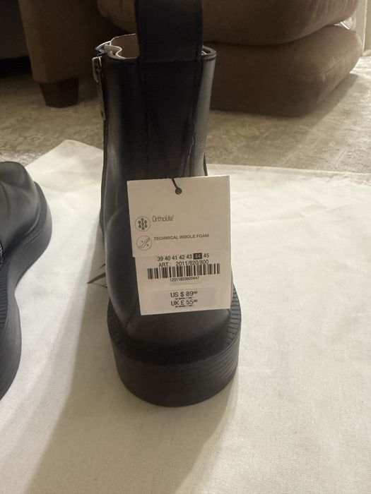 Ботинки Zara на массивной подошве