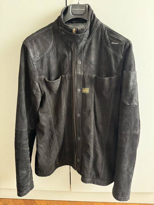 Geaca piele intoarsa G-Star Raw L