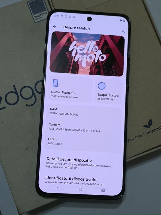Vand/schimb Motorola Edge 50 Neo 512gb
